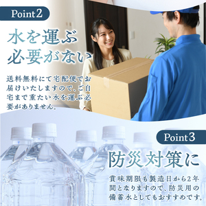 富士山麓 四季の水 / 2L×12本(6本入2箱） 天然水 ミネラルウォーター 飲料 水 軟水 ペットボトル PET500ml 常温 バナジウム天然水 備蓄用 防災用 非常用 台風 地震備え キャンプ