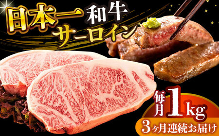 【3回定期便】A4-A5 長崎和牛 サーロインステーキ（250g×4）【株式会社 MEATPLUS】 サーロイン サーロインステーキ 和牛ステーキ サーロイン [DBS090]