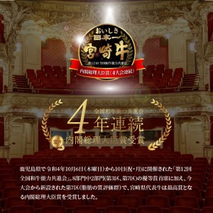 ＜宮崎牛ロースステーキ１kg＞ K18_0011_2