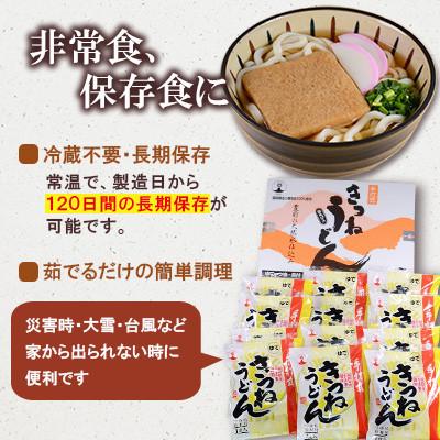 ふるさと納税 豊前市 【毎月定期便】きつねうどん 12食入り×全3回 |  | 03