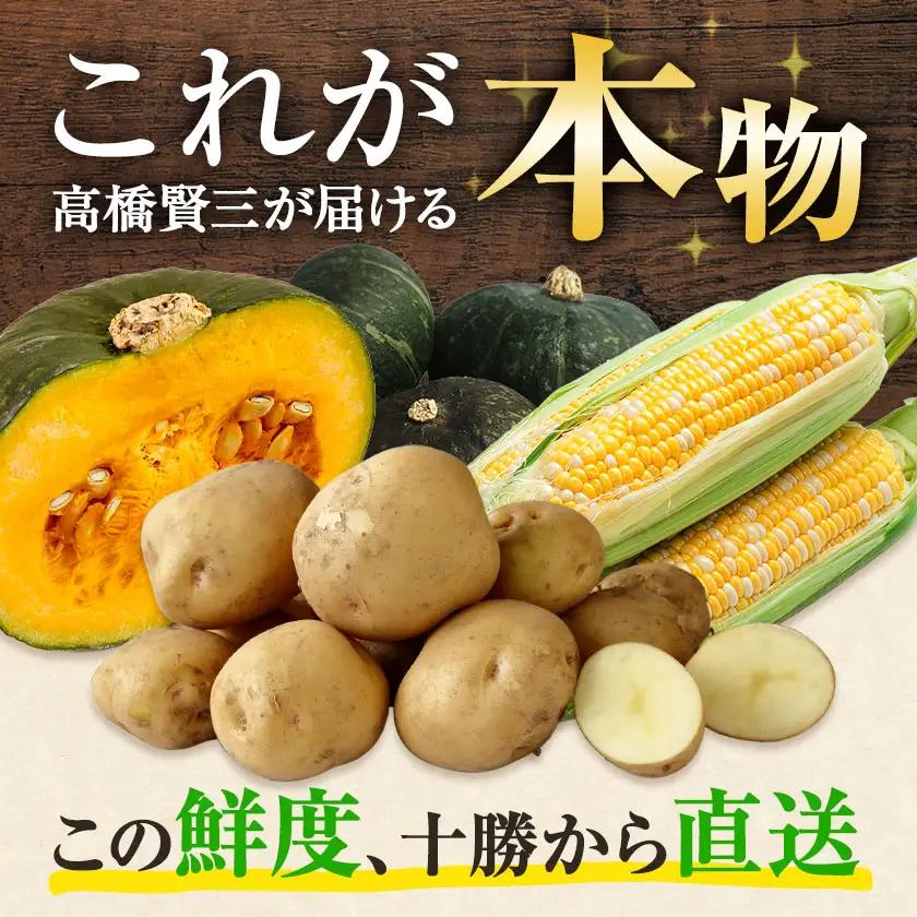 北海道産じゃがいも キタアカリ 10kg 高橋賢三 《2026年10上旬-11月上旬出荷》 