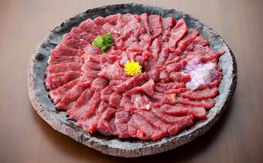 熊本 馬刺し 上霜降り(トロ) 馬肉ユッケ 合計 600g セット トロ 馬肉 ユッケ 生姜 たれ