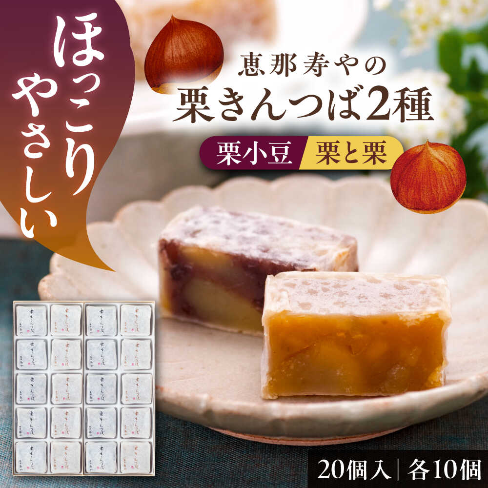 【ふるさと納税】【先行予約】【着日指定要】【2025年11月下旬〜2026年4月中旬に順次発送】栗きんつば 20個入り / 栗 きんつば 小豆餡 和菓子 スイーツ デザート おやつ お菓子 プレゼント お取り寄せ 直送 /恵那市/株式会社 恵那寿や[AUAS022]