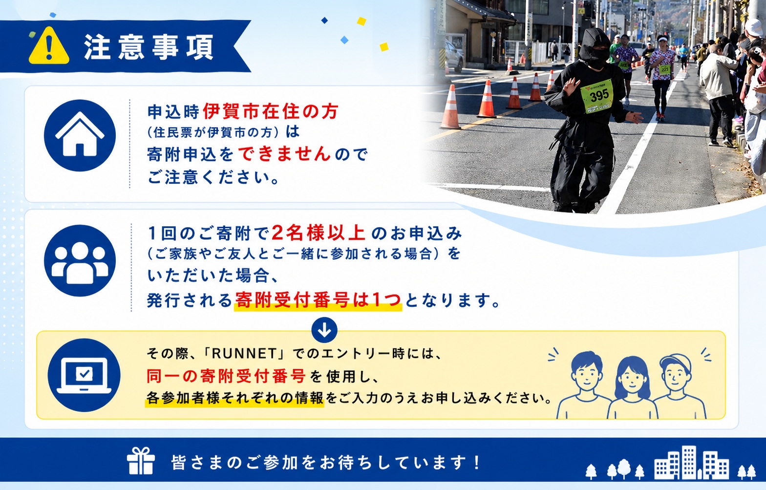 2026伊賀上野シティマラソン クォーターマラソンエントリー権【mrsn0003】