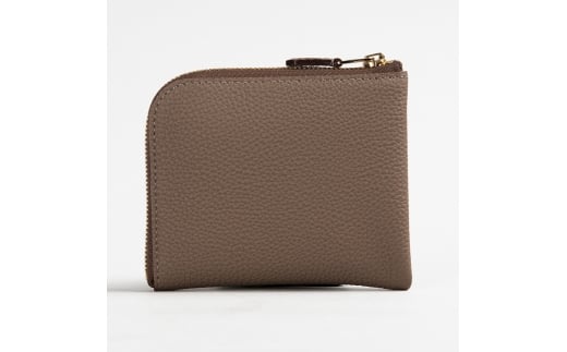 Lジップ 札入れ(カード6枚 小銭入れ付) トープ【0051-3-GMS】｜革製品 レザー 国産 [1066]