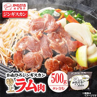 ふるさと納税 長沼町 かねひろジンギスカン 特上ラム肉(内容量:500g)