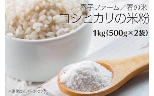 
春の米（コシヒカリの米粉）1kg（500g×2袋）
