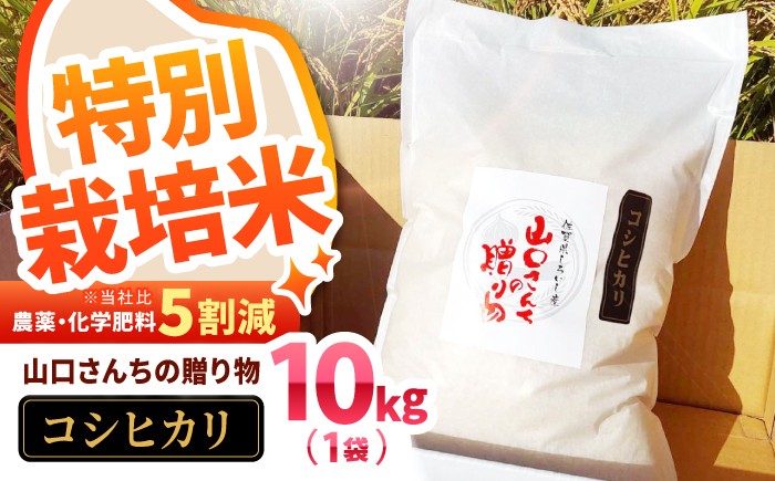 
                  【先行予約】 令和8年産 特別栽培米 新米コシヒカリ 10kg（白米）〜山口さんちの贈り物〜【y'scompany】早場米 米 新米 ブランド米 佐賀 産 ご飯 白米 おすすめ 人気 ランキング コメ こしひかり 佐賀県 白石町  白石 [IAS002]
                