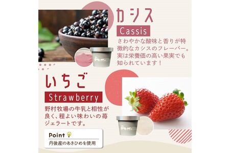 野村牧場ジェラート6個セット