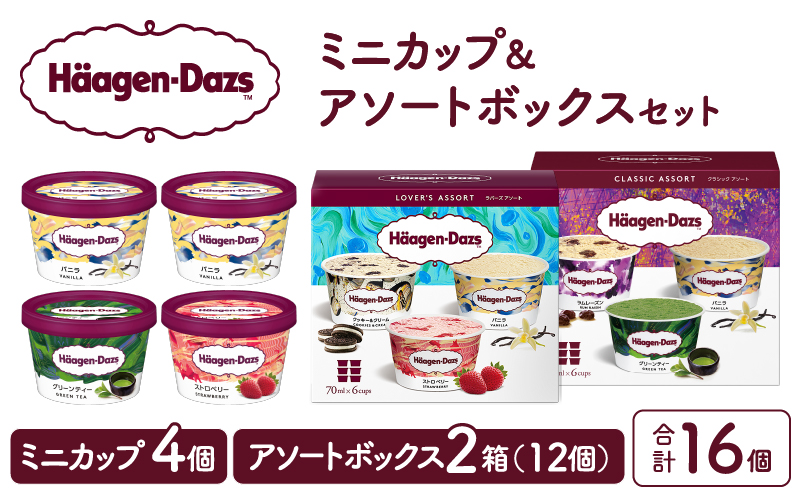 ハーゲンダッツ バラエティセット(アソート＆ミニカップ) アイス スイーツ デザート_H0026-026