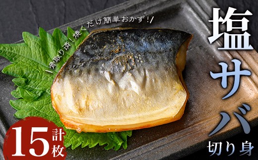 
                  【骨取り】塩サバ切り身(計15枚) 塩サバ 真空 冷凍【小迫ストアー】A921-v01
                
