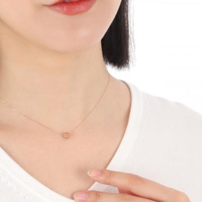 ふるさと納税 笛吹市 K18PG　フラッシュボールペンダント　6mm　P6096ーR |  | 03