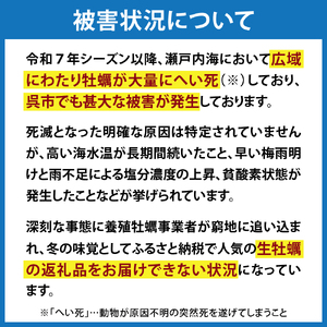 呉市養殖かき事業者支援寄附金　ku000-003-5-r
