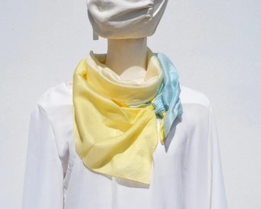 スカーフ　富士桜工房　とにかる（レモン）