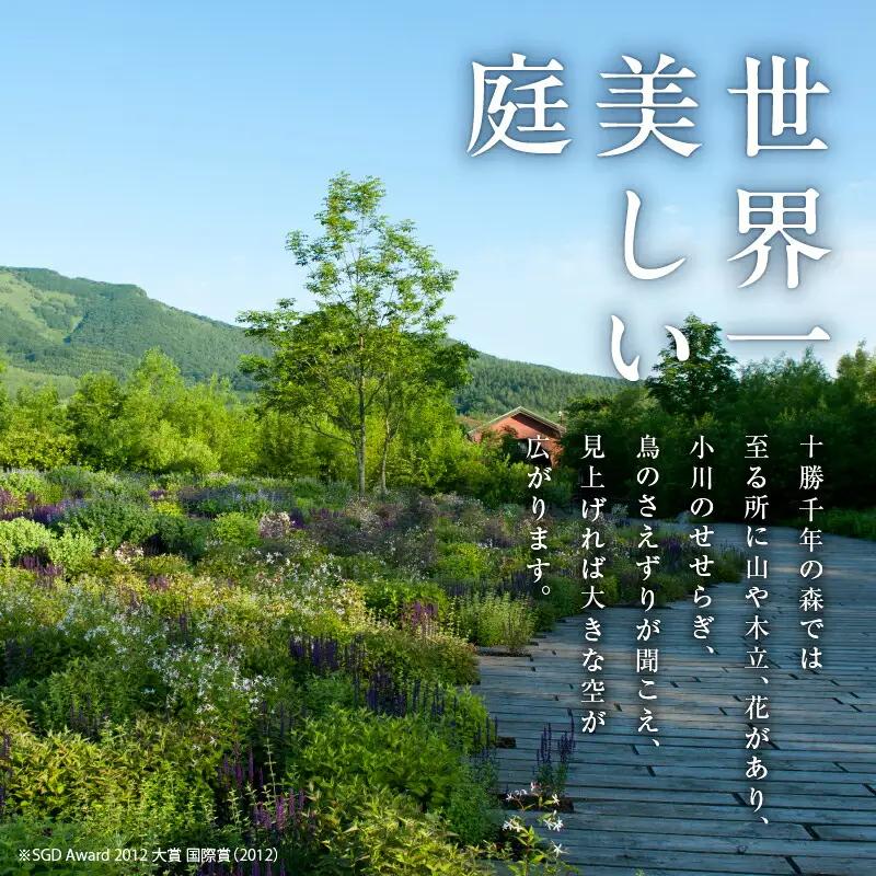 十勝千年の森 入場券 大人1名分【北海道 清水町 自然 十勝千年の森 十勝毎日新聞社 ガーデン 入場券 1名 レジャー おでかけ】_S030-0001