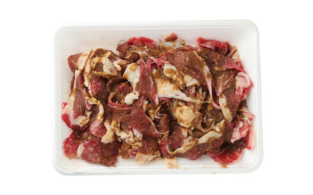 大丈夫博士が作る！！自慢の自家製焼肉のたれ漬け黒毛和牛切落し 約3kg(500g×6)