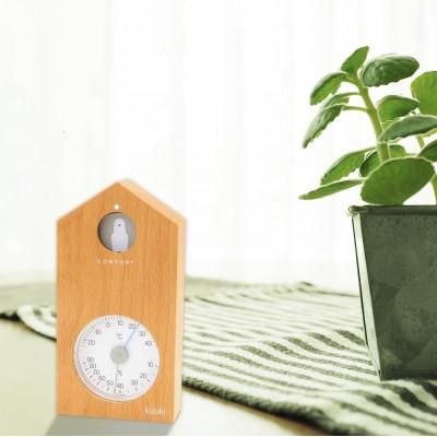 ふるさと納税 奥州市 くうき・ハト温湿度計 KU-4760(ナチュラル) [AJ024] |  | 02