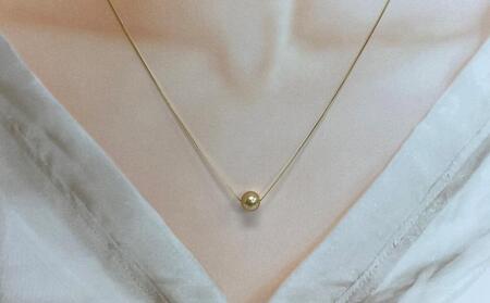 【奄美パール】白蝶真珠 7mm K18イエローゴールドペンダント396