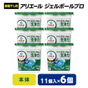 【ふるさと納税】 P&G アリエール ジェルボール プロ 部屋干し用 本体 ( 11個入 ) 6個セット _ 洗濯洗剤 洗濯 洗剤 まとめ買い 部屋干し 部屋ぼし 【1491063】