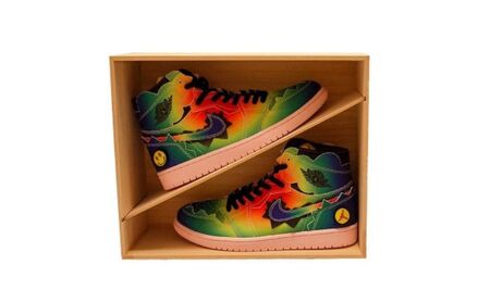 木製スニーカーBOX スリーブ付き ハイタイプ 桐材 ShoewindowBOX 名張市