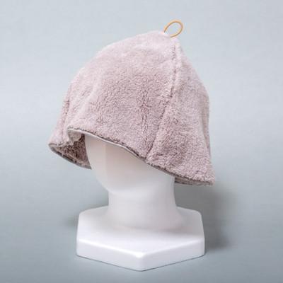 ふるさと納税 海南市 思わず頬ずりしたくなるサウナハット　ライトグレー