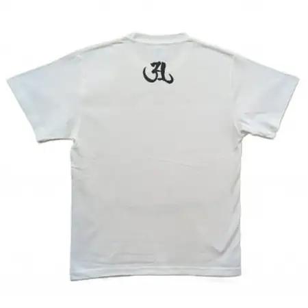 手描きTシャツ 仏画 大日如来 金剛界 白 (半袖 Mサイズ)【1659665】