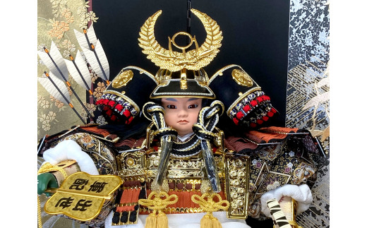 伝統工芸士 蘇童の五月人形 『名武将 徳川家康公』わらべ大将飾り (360)