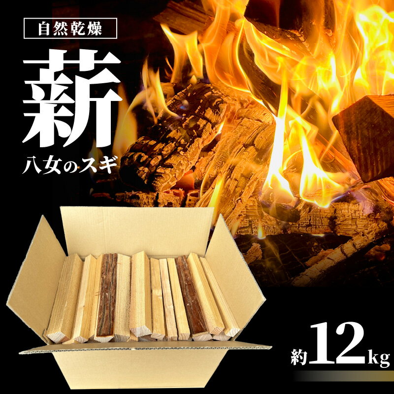 【ふるさと納税】《レビューキャンペーン》八女のスギ（自然乾燥薪） 薪 キャンプ アウトドア BBQ バーベキュー 焚火 焚き火 たき火 薪ストーブ アウトドア料理 自然 高品質 自然乾燥 スギ すぎ 福岡県 八女市