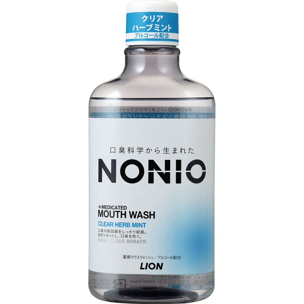 【ふるさと納税】NONIOマウスウォッシュ　クリアハーブミント　600ml(本体×6) | 小田原市 NONIOマウスウォッシュ クリアハーブミント 特徴 口臭ケア 清涼感 ハーブミント スッキリ 口腔ケア お取り寄せ 通販 ふるさと納税