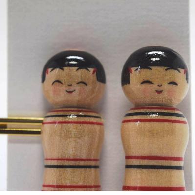 ふるさと納税 黒石市 「こけス」ネクタイピン&帯留め(赤ロクロ線) |  | 02