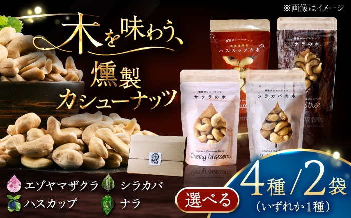 
                  燻製カシューナッツ 【選べる4種】 40g×2個 《厚真町》【燻製工房Thmey】 [AXBX011] なっつ かしゅーなっつ スモーク 高級 ごほうび ギフト 手土産 北海道
                