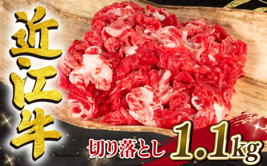 【2月発送】近江牛 切り落とし 1100g 冷凍 黒毛和牛 （ 和牛 牛 牛肉 ブランド 切り落し 三大和牛 牛丼 カレー 惣菜 おかず 切落し 業務用 量 贈り物 ギフト 国産 滋賀県 竜王町 岡喜 神戸牛 松阪牛 に並ぶ 日本三大和牛 ふるさと納税 ）