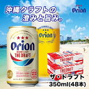 【ふるさと納税】＜オリオンビール＞　オリオン　ザ・ドラフト　350ml×48本 | オリオンビール ビール ドラフト 酒 お酒 地ビール ご当地土産 ご当地おみやげ おすすめ 沖縄 沖縄県 北谷町