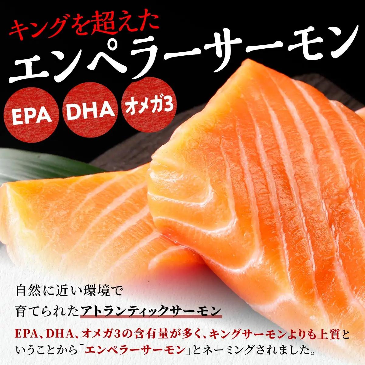 【ふるさと納税】エンペラーサーモン  400g_T010-1110