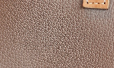 BB002-3　竹と牛革のカゴバッグ　ピンクベージュ