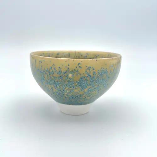 Liquor vessel 磁器製 酒器 黄緑 No.198