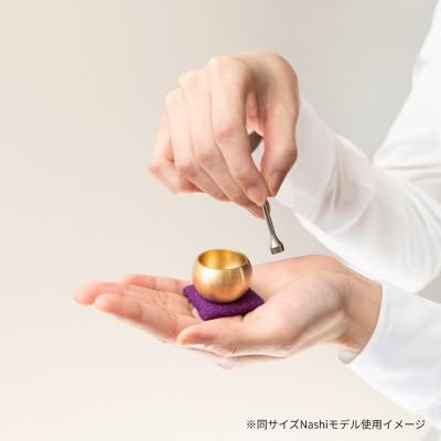 ふるさと納税 三条市 ミニミニおりん Otete 座布団(しらゆり) 仏具 ペット おりん 燕三条製 【030S110】 |  | 01