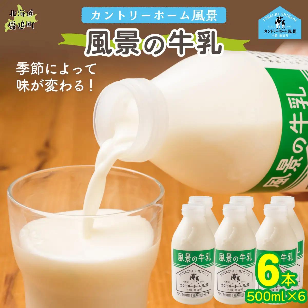 風景の牛乳 500ml ×6 SKB075