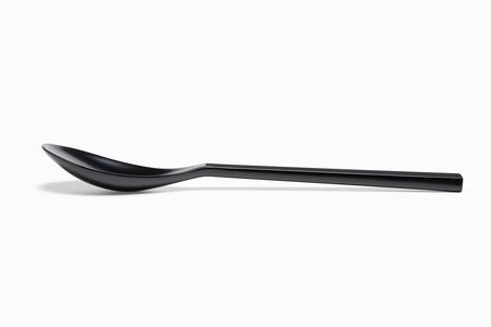 [めぐるの匙 (さじ)・黒] ダイアログ・イン・ザ・ダーク × 会津漆器 目を使わない人の特別な感性を活かして、最高の口当たりと持ち心地を追求した漆のスプーン｜伝統工芸 手仕事 木製漆器 国産漆 日本