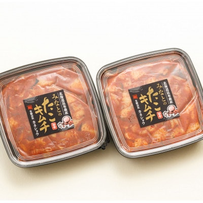 【毎月定期便】みなとのタコキムチ＜北海道釧路町 昆布森産タコ使用＞ 300g×2パック　全3回【配送不可地域：離島】