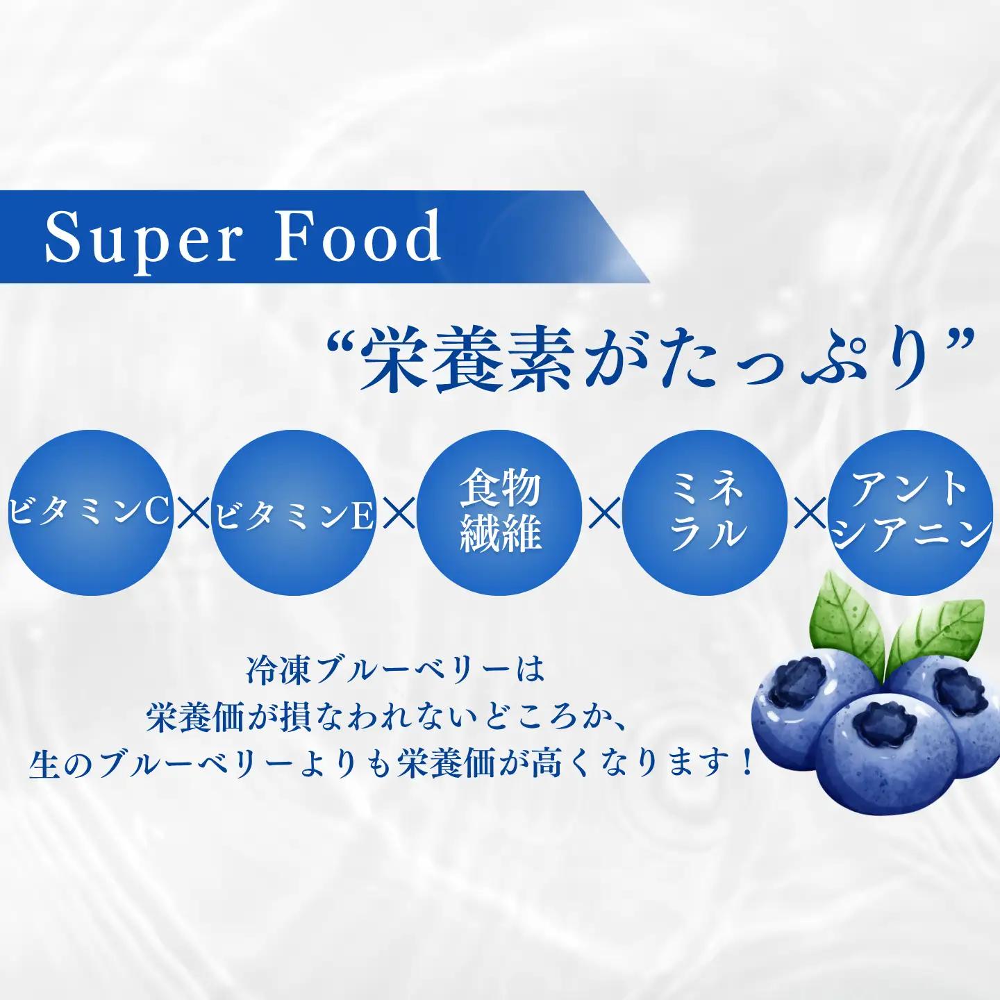 シルクファーム産　冷凍ブルーベリー600g（300g×2パック）