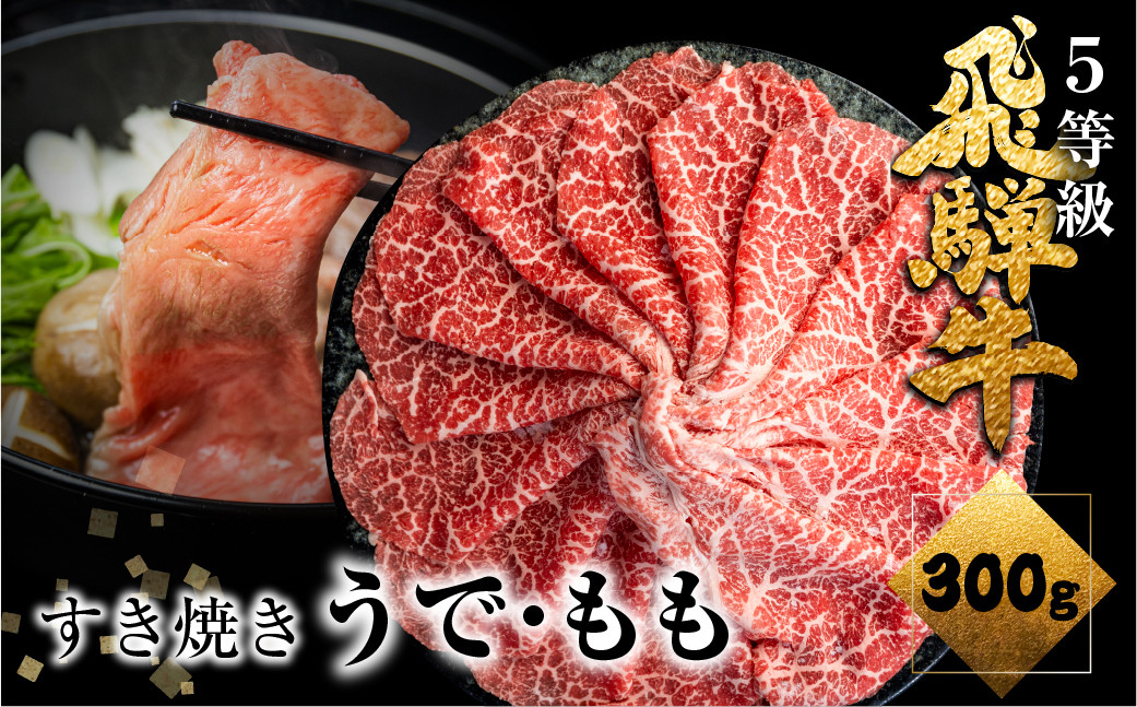 
            《すぐ届く!! 日時指定可》A5等級飛騨牛赤身 すき焼 300g すき焼き用 国産牛 国産 牛肉 肉 厳選 熟成 贈答用 うで or もも
          