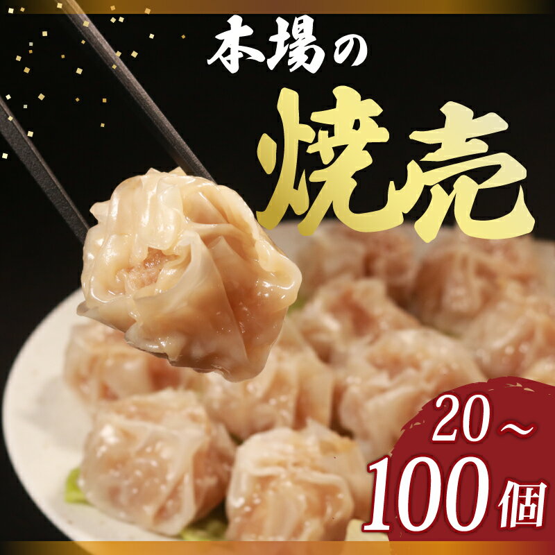 【ふるさと納税】 肉汁たっぷり 焼売 20~100個 小分け 20個 65個 100個 冷凍 お弁当 おかず しゅうまい シュウマイ 晩ごはん 夕ご飯 おつまみ リピーター 常備 中華 中華料理 惣菜 手作り 豚まん専門店龍福 二見 簡単 お手軽 テレビ 絶品 晩酌
