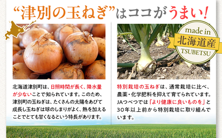【先行受付】R8年産 特別栽培玉ねぎ 20kg | 玉ねぎ たまねぎ タマネギ 玉葱 大容量 オニオン 甘い 減農薬 特別栽培 国産 カレー ハンバーグ 煮込み 炒め物 北海道 津別町 送料無料