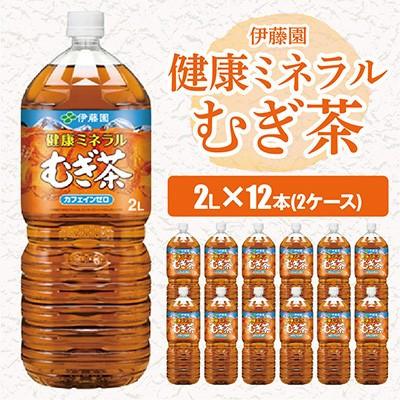 ふるさと納税 香取市 【毎月定期便】伊藤園の健康ミネラルむぎ茶2L×12本全3回
