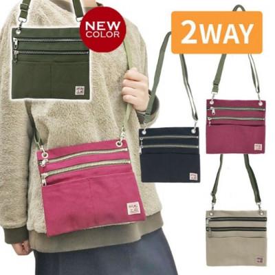 ふるさと納税 加東市 帆布工房　多機能ショルダーバッグ(ダークレッド)　約21×22cm |  | 03