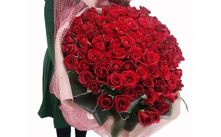 赤いバラ100花束【 花 薔薇 花束 バラ フラワーアレンジメント フラワー 花 フラワーギフト 花束 】