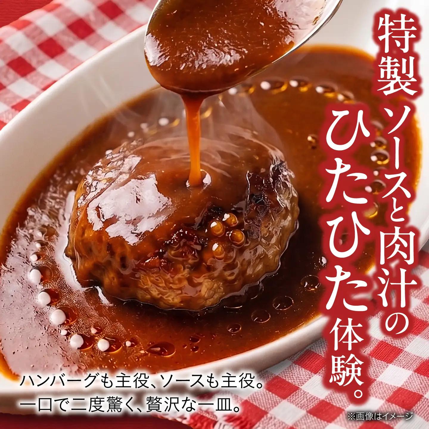 ハンバーグ×3個【冷凍】 特製ソースつき ハンバーグ[AGBX063]