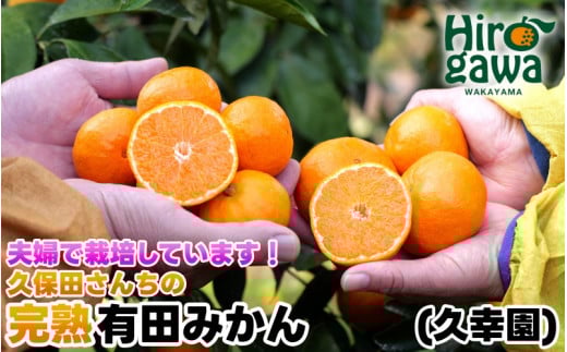 完熟 有田 みかん サイズ混合 7kg 久幸園 / 温州みかん 有田みかん 甘い 家庭用 和歌山 柑橘 ※11月〜1月下旬順次発送予定【hsk004-r-7B】