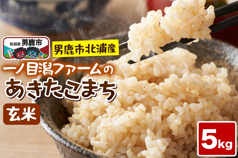 ＜令和7年産＞「秋田県男鹿市北浦産」あきたこまち（玄米）5kg|23_imf-010501